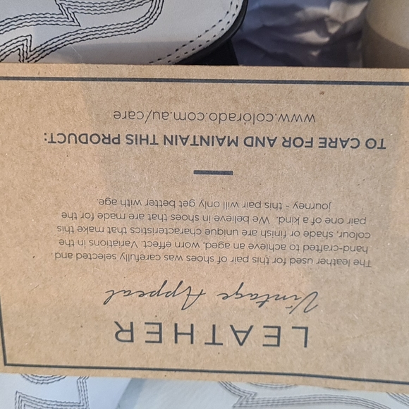 Light Beige Leather short boots size 40 - Picture 3 of 3